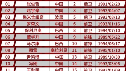 2026赛季华夏幸福球员名单往事：昔日金元航母散作满天星，当年那批人如今在哪儿？